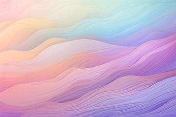 Obraz premium Pastel Rainbow Gradient Dreams: Serene Ambiance Creator
