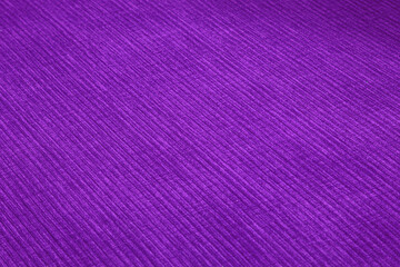 Textured corduroy furniture fabric in purple colors