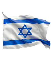 State of Israel Flag, Banner. AI Generative