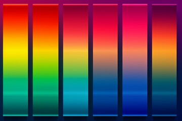 Vivid Spectrum Rainbow Gradient Styles Banners