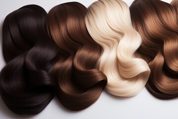 Fototapeta premium Silky Chocolate Gradient Blends: Creamy Waves of Decadence