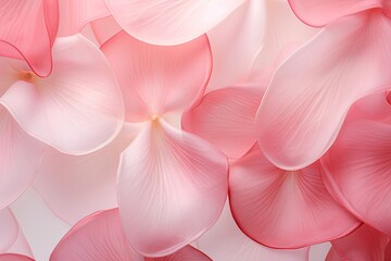 Spring Blossom Pink Gradients: Blooming Petal Overlay Delight