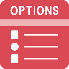 Obraz premium Options Icon