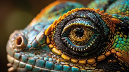 Naklejka premium The natural world on a deeper level through a close-up view of rare wildlife. The natural world on a deeper level through a close-up view of rare wildlife.