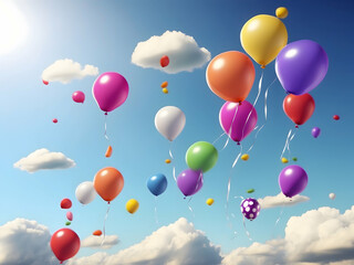 Cartoon Balloons Race: Financial Strategies in the Sky