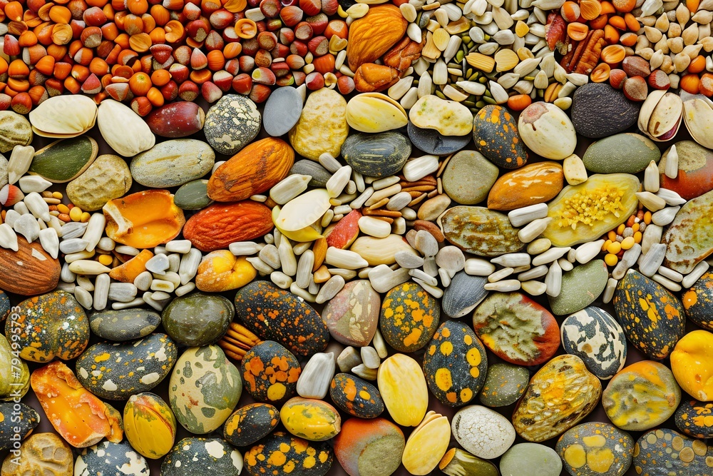 Canvas Prints background of pebbles