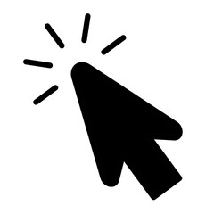 Cursor Icon .Clickable Cursor Icon Pointer Mouse Cursor, Clicking Hand, Pointing Gestures
