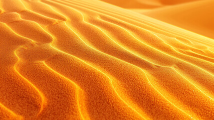 Fototapeta na wymiar Natural yellow sand background. Sand dunes in the desert