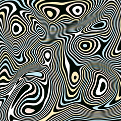 Fototapeta na wymiar ABSTRACT ILLUSTRATION MARBLED TEXTURE LIQUIFY PSYCHEDELIC PASTEL SOFT COLORFUL DESIGN. OPTICAL ILLUSION DARK BACKGROUND VECTOR DESIGN