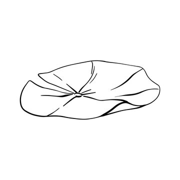 recommend clip art: Lotus leaves silhouette. Black outline vector illustration painted by black inks. Hand drawn Etched Line pattern with blooming waterlily for decor, wallpaper, poster, banner, card