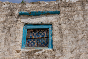 An ancient historical castle constructed using stones in ancient Arabian architecture in the Al Baha region of Saudi Arabia.