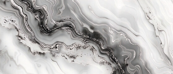 Smooth, swirling marble pattern in shades of gray and white, creating a calming abstract texture.