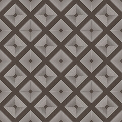 Seamless geometric square line pattern tile