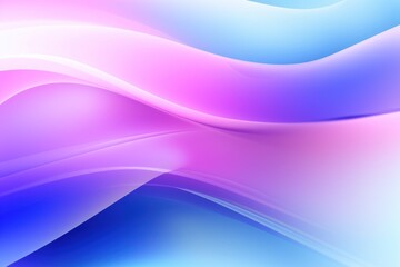 Background with smooth lines in blue and light purple gradient colors. Glowing wavy lines