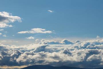 clouds in the distance photographed during the day