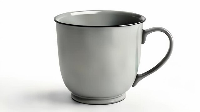  Elegant silver coffee cup perfect for a cozy morning