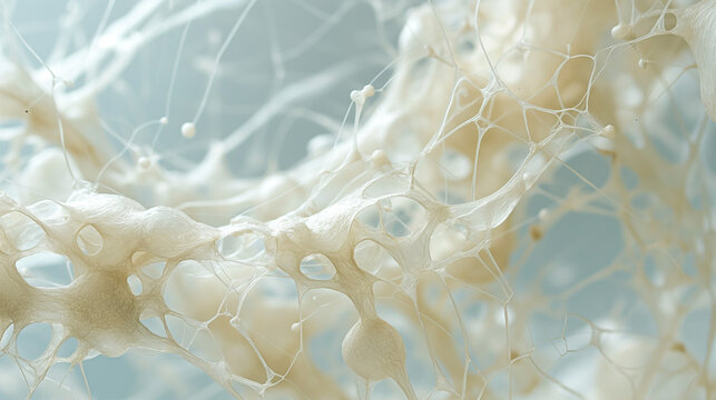 Cellulose A microscopic view of cellulose fibers