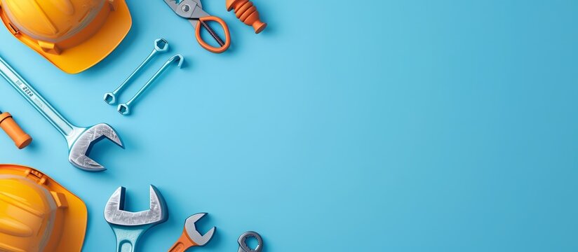 Happy Labor Day illustration concept. Background with copy space.