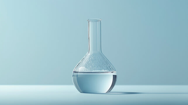 Propylene Glycol A laboratory flask with Propylene Glycol solution
