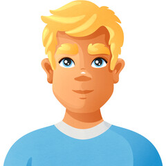 A cartoon face or an avatar on a social network.