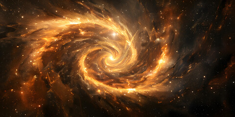 The spiral galaxy is the center of the universe the galaxy systems circulating around the galaxy . 
