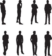 business people silhouettes