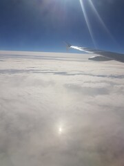 view from the plane