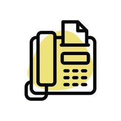 Fax vector icon