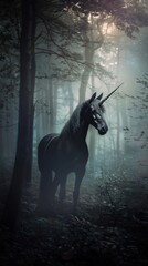 Obraz na płótnie Canvas Beautiful Unicorn HD wallpaper background