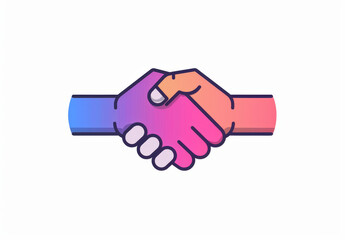 Handshake vector icon