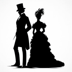 silhouette couple 