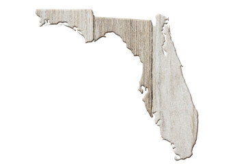  Map of the state of Florida