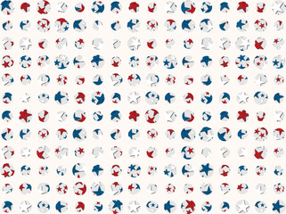 Texture stars polka dot abstract background