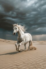 Obraz na płótnie Canvas Horse stallion outdoors animal.