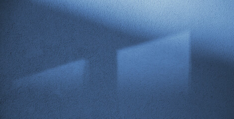 background of wall with sunlight and shadow - 795082329