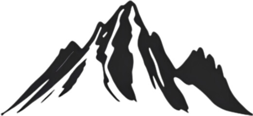 Mountain Silhouette Clipart.