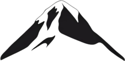 Mountain Silhouette Clipart.