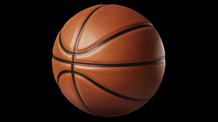 white background PNG, Basketball isolated сreated with Generative Ai