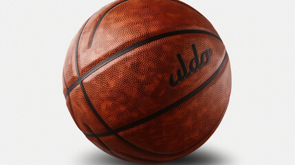 white background PNG, Basketball isolated сreated with Generative Ai