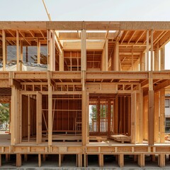 Detailed wooden house construction frame structure and framework for optimal search relevance