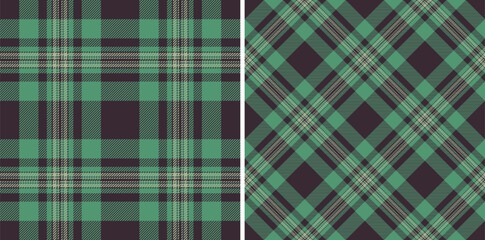 Plaid vector seamless of check fabric texture with a background tartan textile pattern.