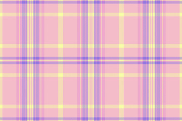 Texture background tartan of check seamless textile with a plaid pattern vector fabric.