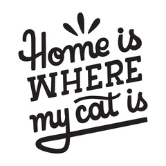 home is where my cat is