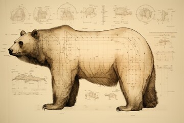 Bear bear drawing mammal