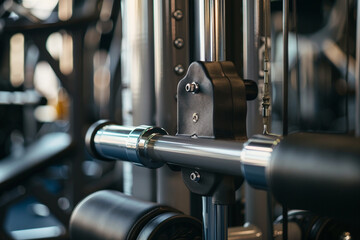 Fototapeta premium Gym equipment close-up