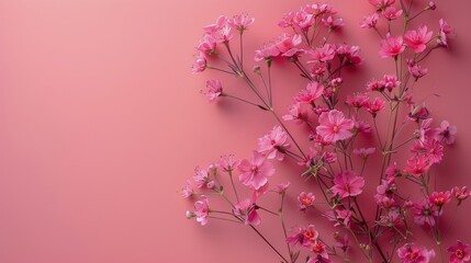 Flowers Hanging on Wall