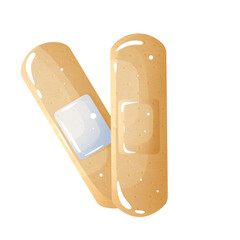 Couple of plasters for wound healing