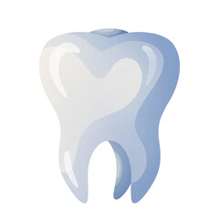 Closeup of human tooth