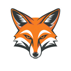logo of an orange fox head