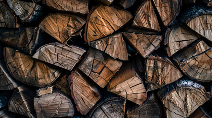 Stack of firewood --